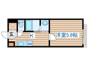 クオリア南仙台A棟の物件間取画像